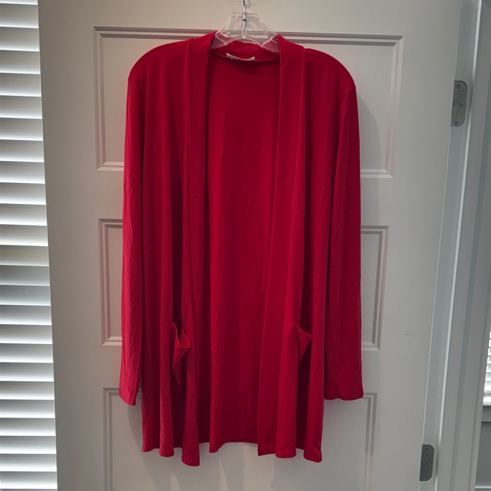 Women’s Christmas Red, Cardigan, Zenana
